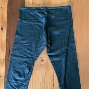 Lululemon athletica heathered grey wunder unders